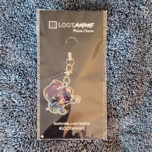 Loot Anime Phone Charm with Purple Character